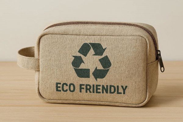 Eco Friendly Travel Toiletry Bag Made from Recycled Materials